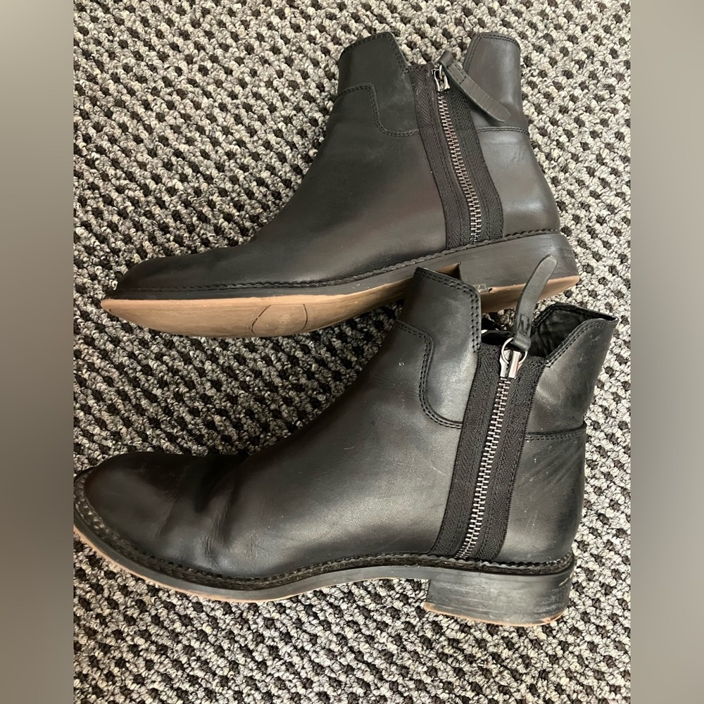 Franco Sarto Chelsea Boots with Side Zipper